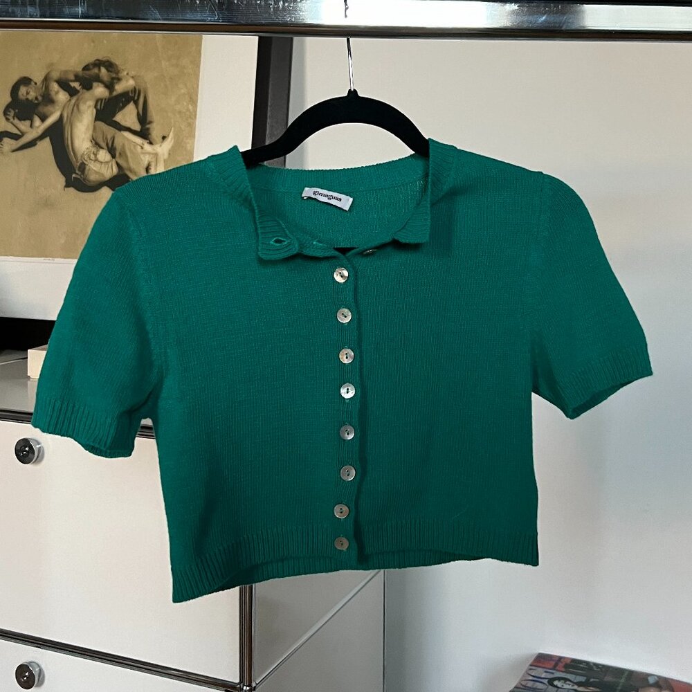 Gimaguas Cropped Cardigan Sweater